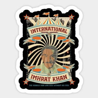 The Wonderful Story of Henry Sugar - Imhrat Khan Poster Sticker